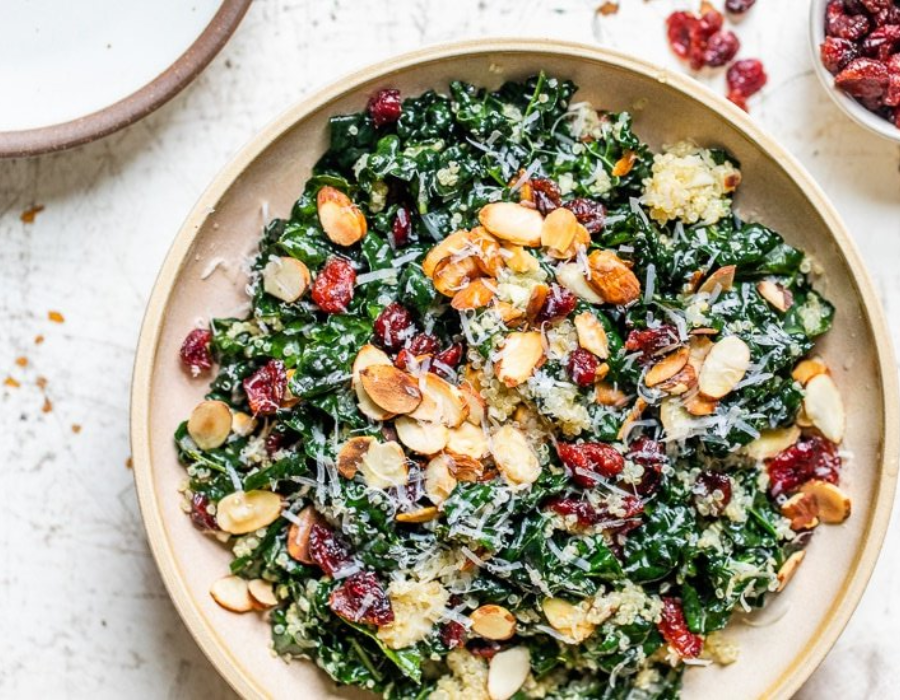 cranberry kale salad recipe nutrition healthworks