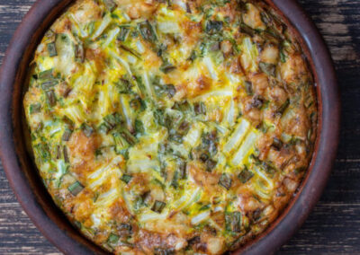 Apple Sausage and Caramelized Onion Frittata