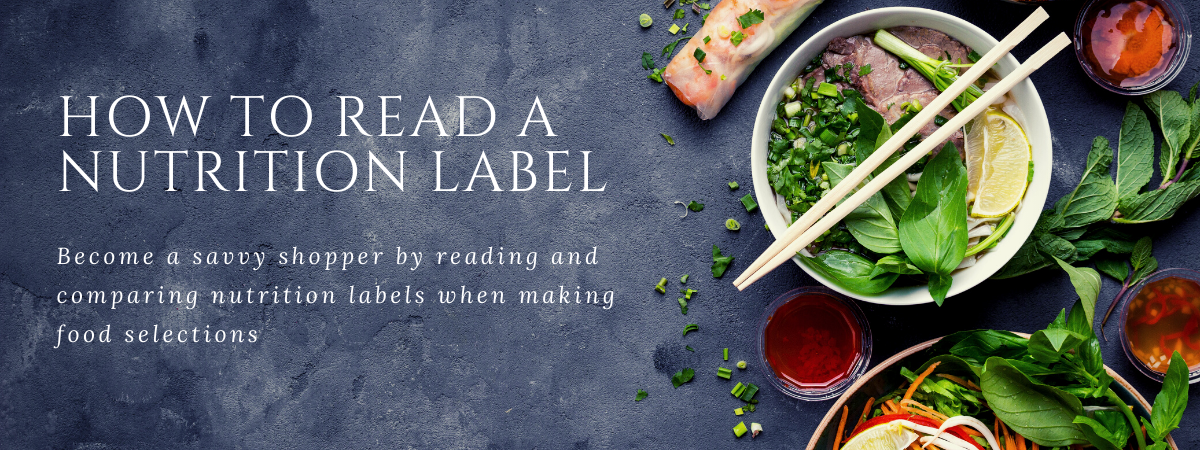 how to read a nutrition label header