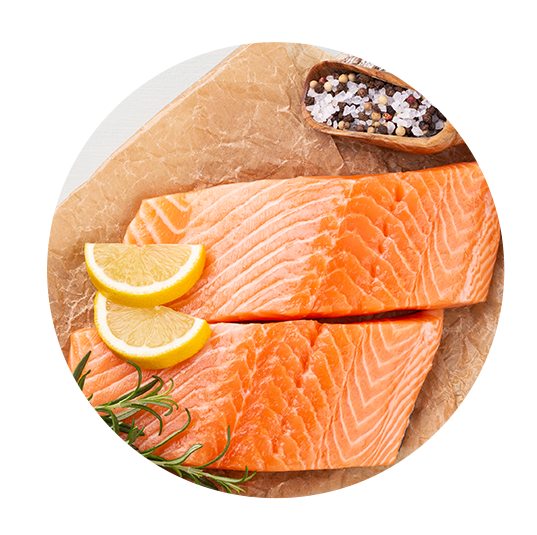 salmon as part of a meal plan developed by a dietitian
