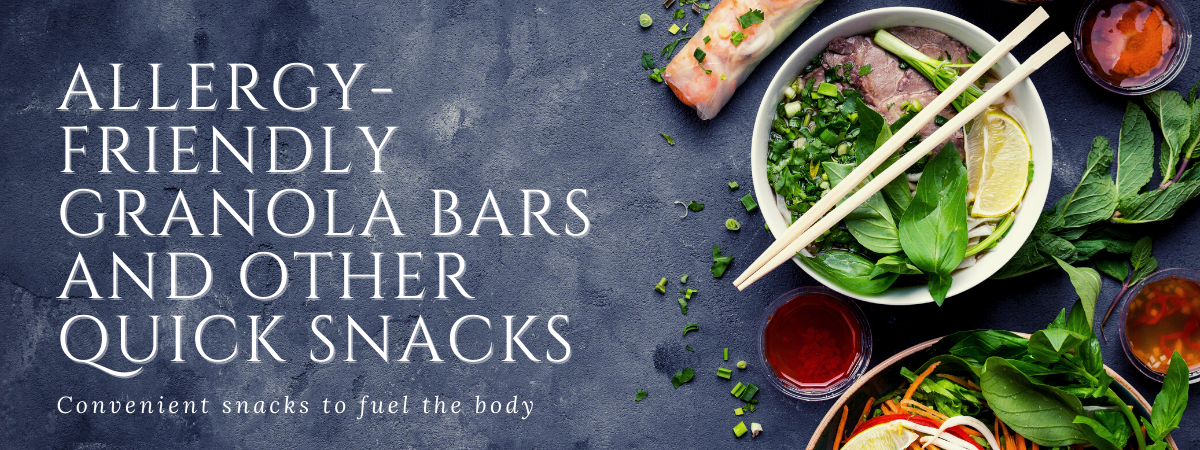 allergy-free granola bars and other quick snacks header convenient snacks to fuel the body