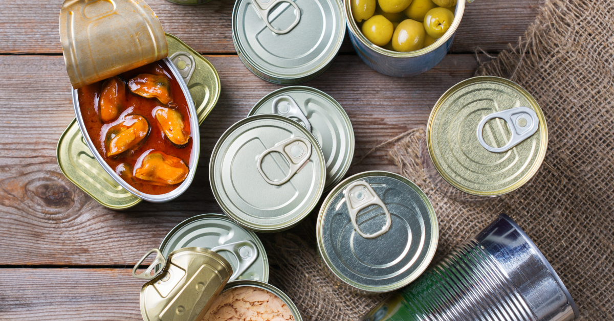 healthy canned goods