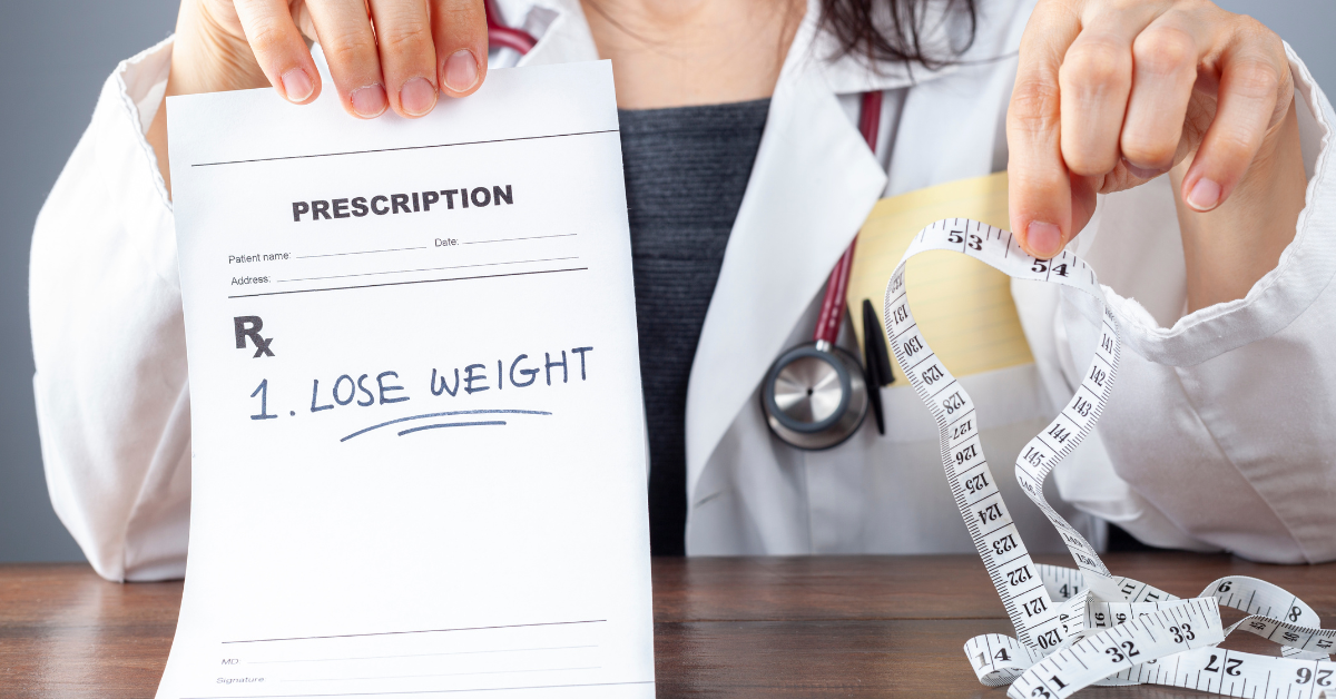 dietitian holding prescription lose weight dietitian holding prescription lose weight
