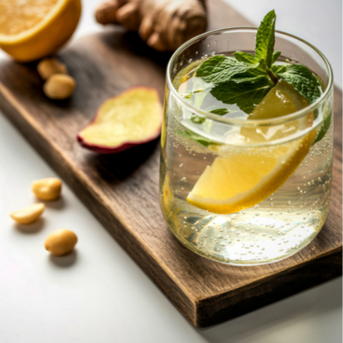 immune boosting superfoods flat lay